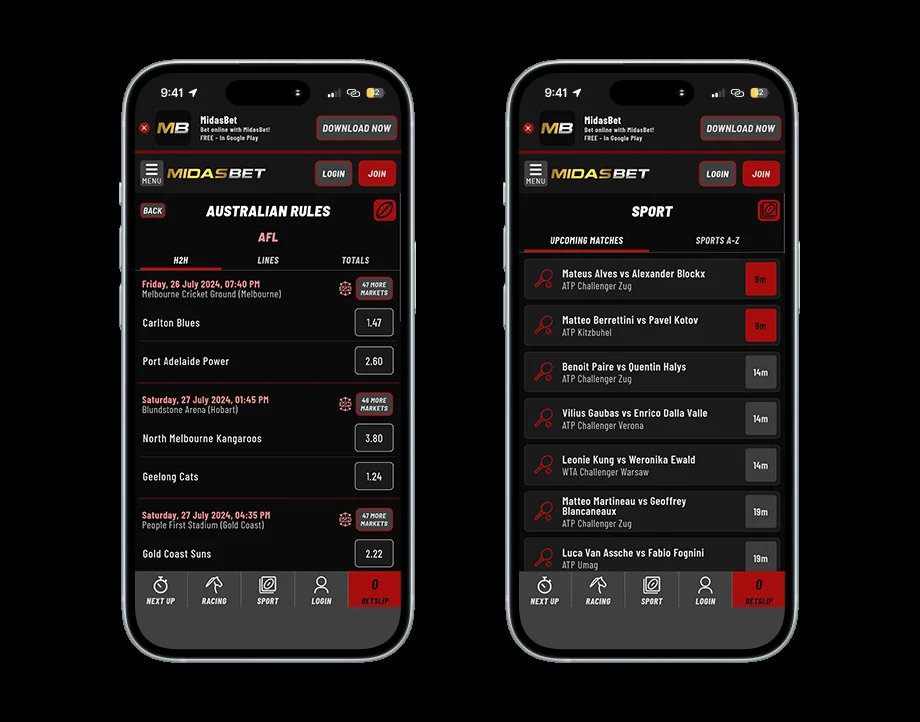 MidasBet screenshot